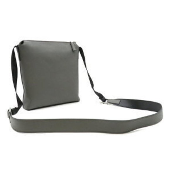 PRADA Shoulder Bag Triangle Saffiano Leather MARMO Plate - Picture 2 of 8